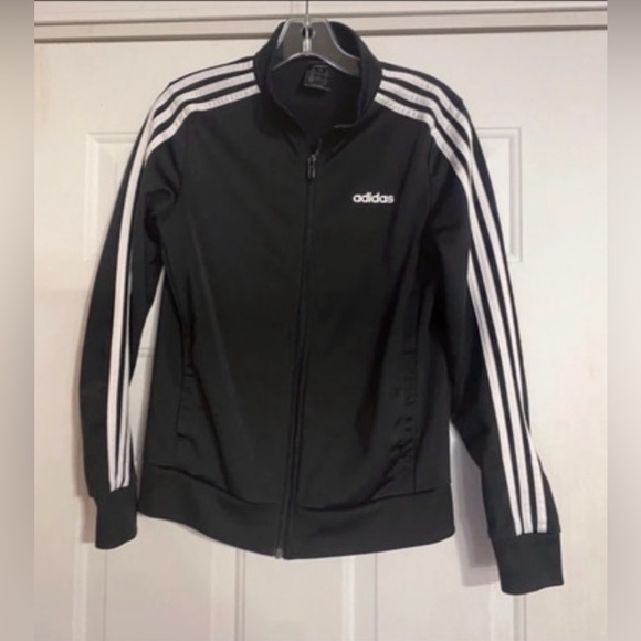 Adidas jacket is a unisex child’s size Small. - Picture 1 of 7